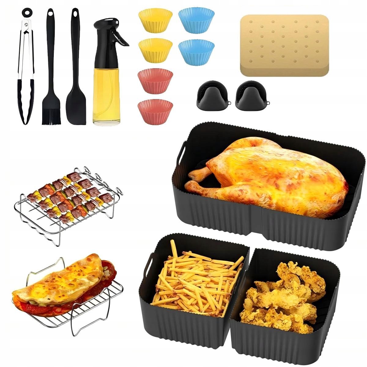 Ninja Foodi Flexdrawer Accessoires: 21-delige siliconenset voor AF500EU