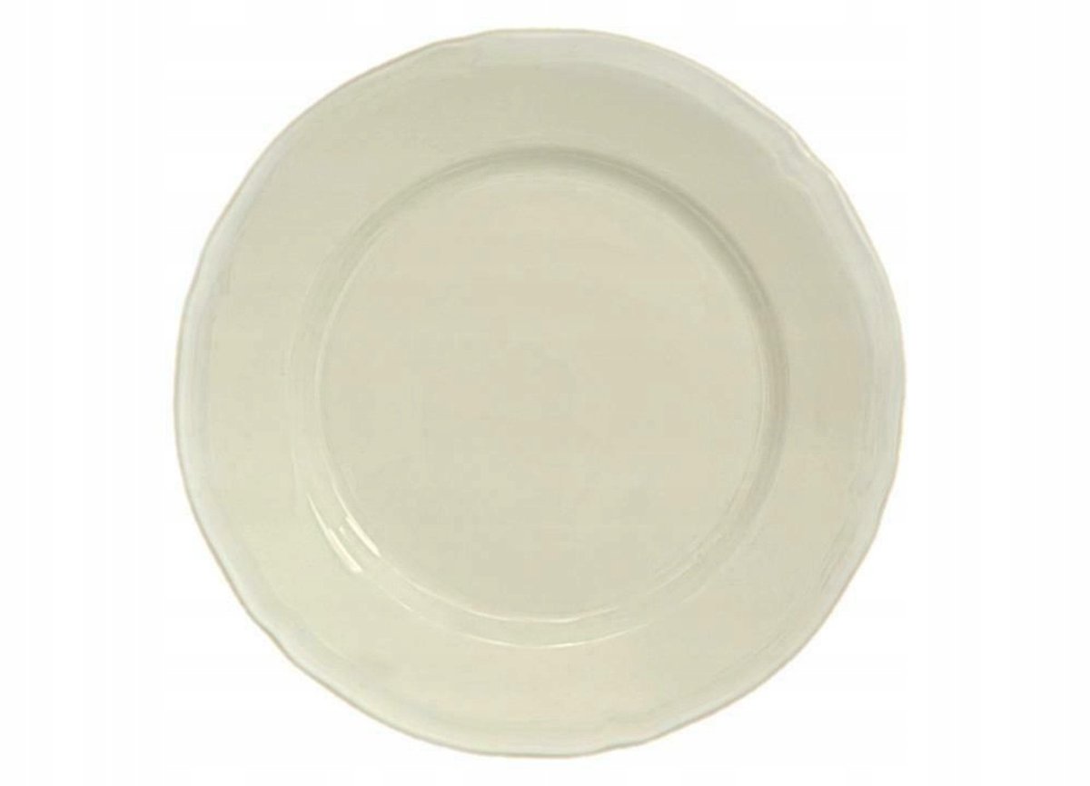 Bogucice Gino Cream Rondel 31 cm - Stijlvol Porselein