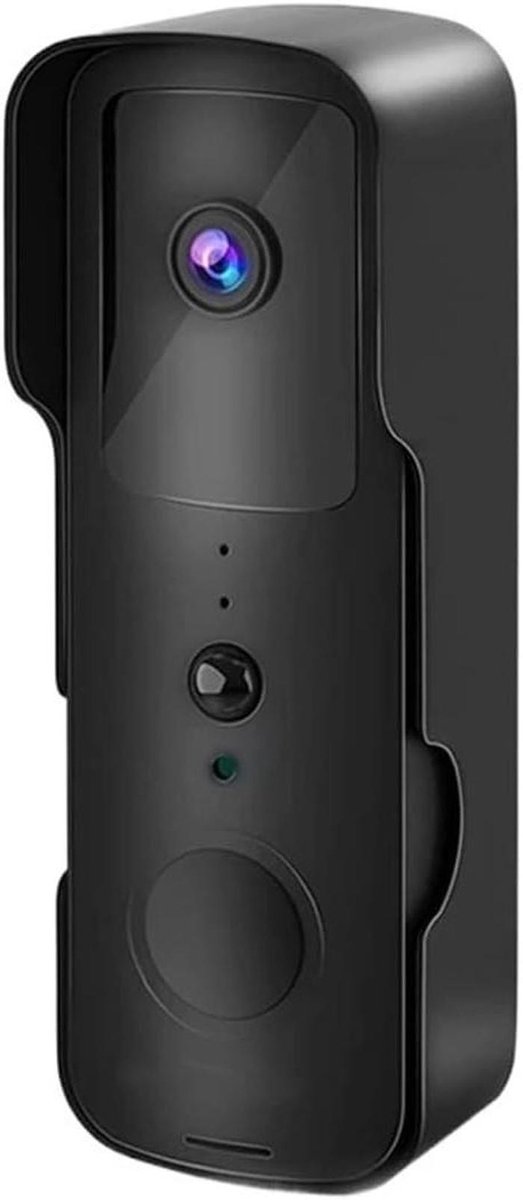 Video Deurbel - Slimme Camera - Beveiliging Thuis - Bewegingsdetectie Alarm - 1080P HD - Zwart
