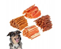 Hilton - Hondensnacks - Mixverpakking - Kip en Eend - 4x500 g