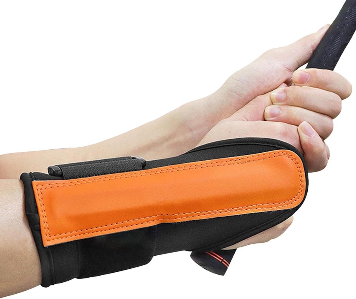 Golf Polsbrace - Swing Corrector - Golf Training - Verstelbare Fixatie - 39.5 cm Lengte - Oranje