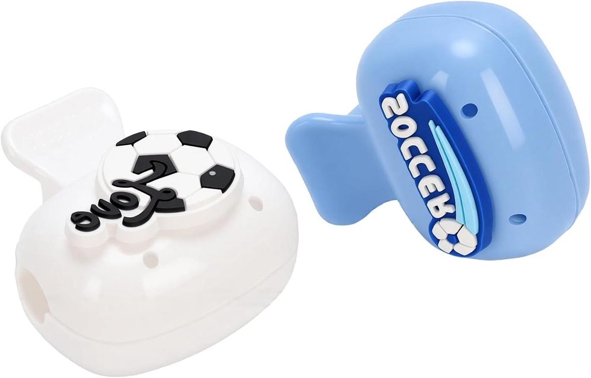 Opzetborstelhoes - Tandenborstelbeschermer - Hygiënisch Reizen - Veilige Clip-on - 2 Stuks - Blauw Wit
