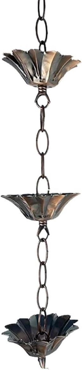 Regenketting - Regenpijp Decoratie - Water Afvoeren - Verstelbare Lengte - 3.3ft - Metaal