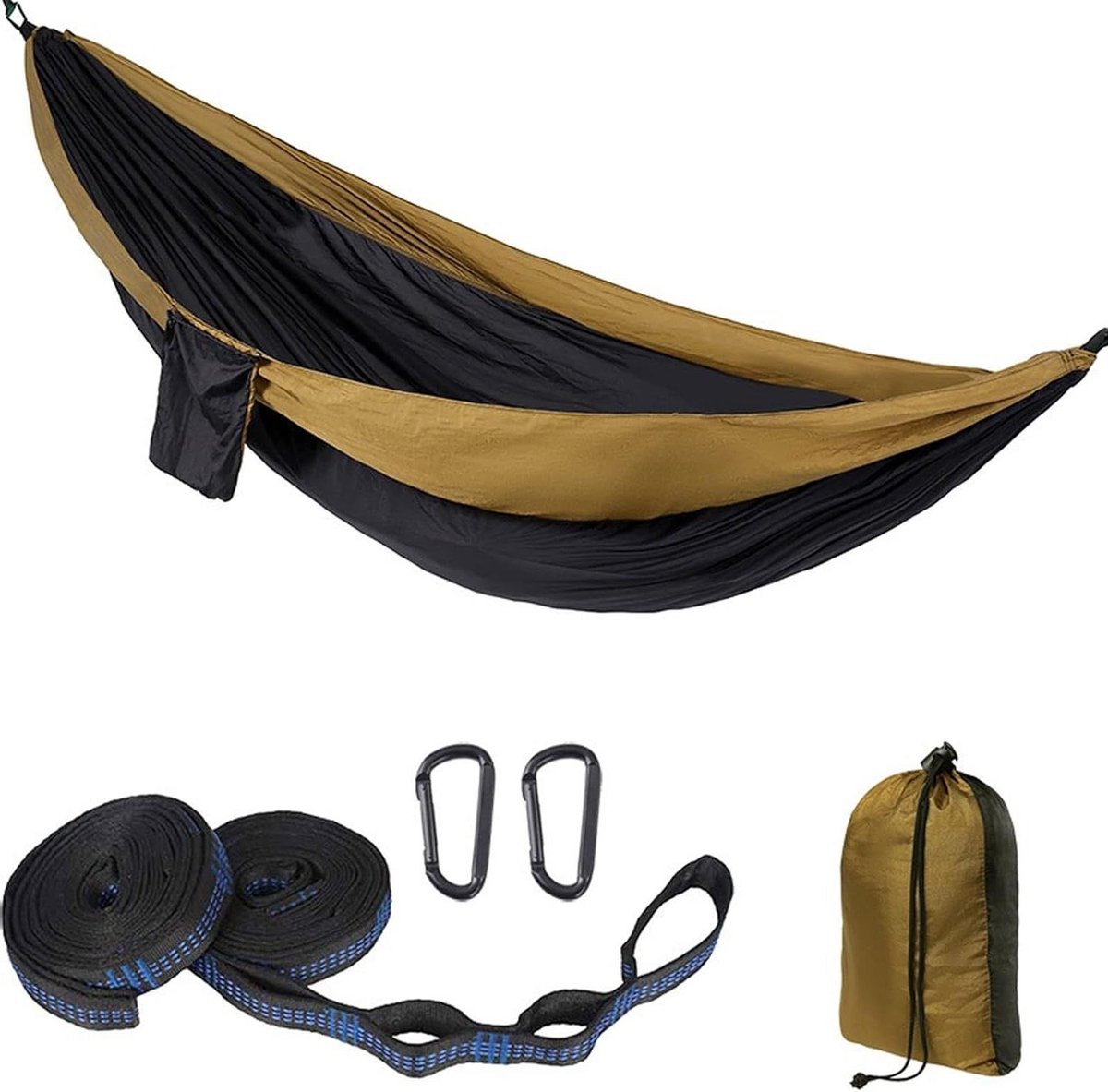 Hangmat Tweepersoons - Buiten Schommel - Ontspannen Buiten - Lichtgewicht Nylon - 300x200cm - A06