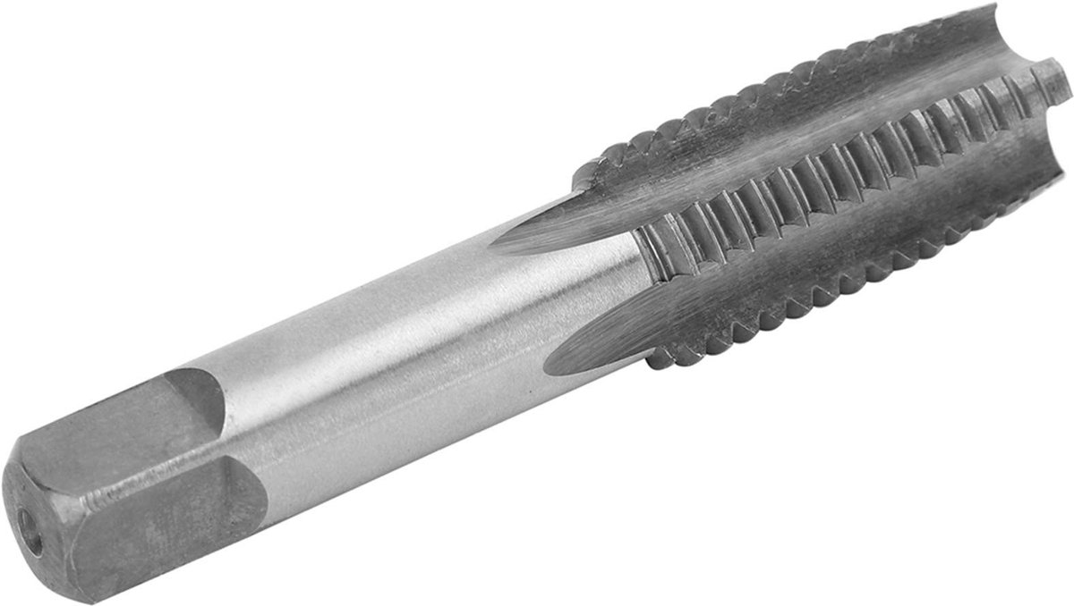 Dailygoods- Draadtap 4-Delig - Metrische Handtap - Gelegeerd Gereedschapsstaal - Hoge Snijsnelheid - Voor IJzer/Aluminium/Koper - Slijtvast en Hittebestendig - Tapset