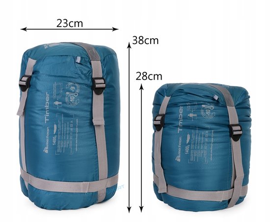 Meteor Timber Slaapzak - Comfort tot -10°C, 2-in-1 Model met Flanellen Voering van Meteor — afbeelding 5
