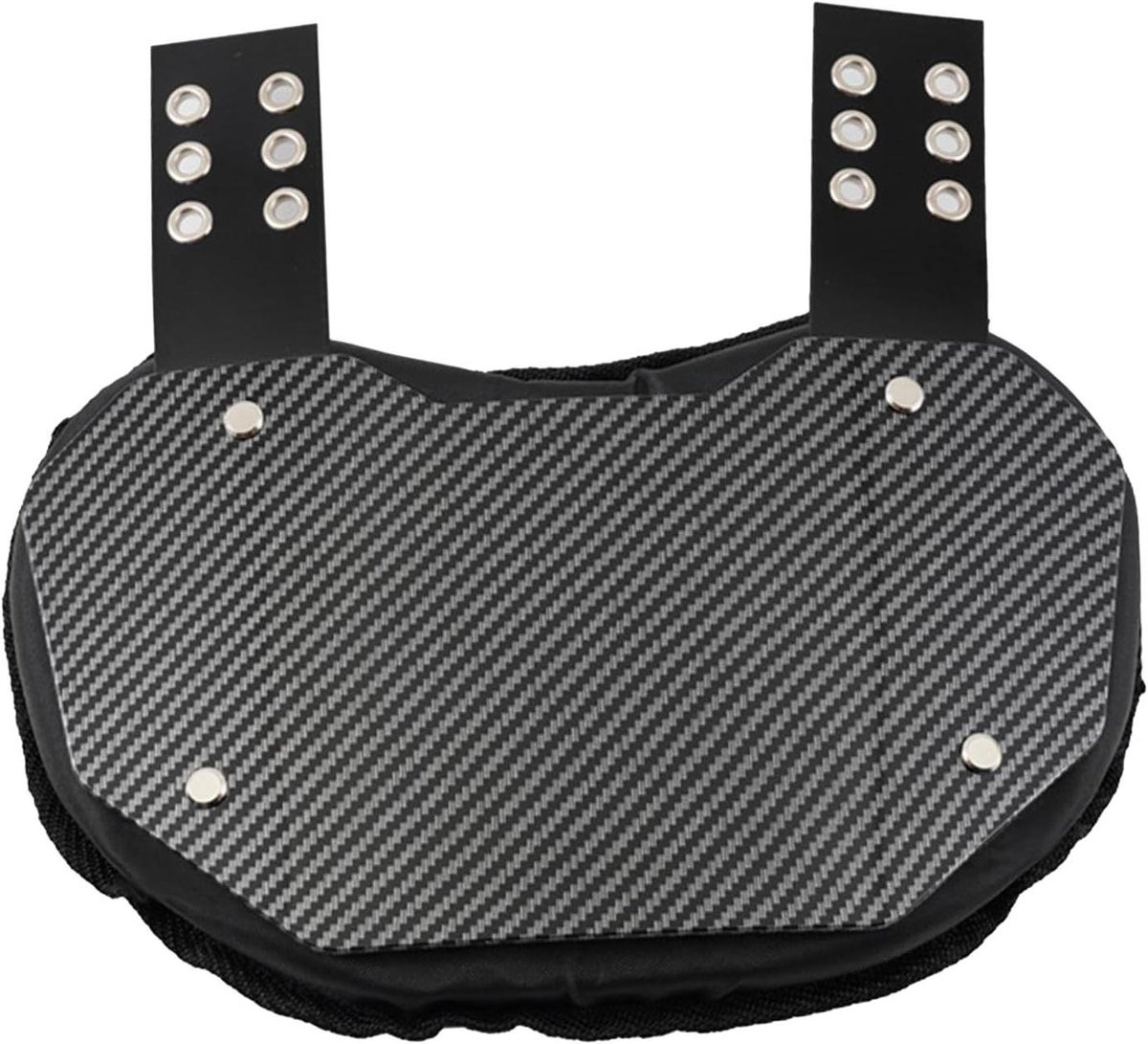 Voetbal rugplaat - Onderrug beschermer - Sport bescherming - Gebogen ontwerp - 30 x 17 cm - Imitatie vezel