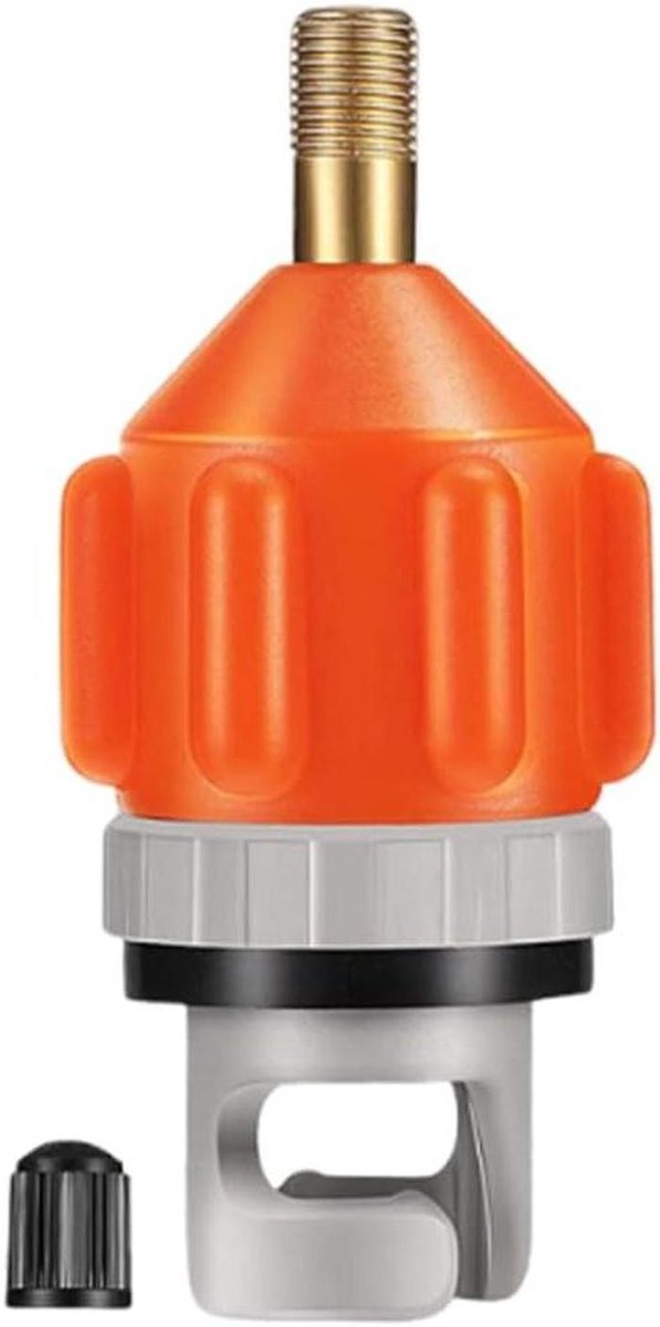 Luchtventieladapter - Pompaccessoire SUP - Watersport Uitrusting - Duurzaam PVC en Legering - 83 cm - Zwart