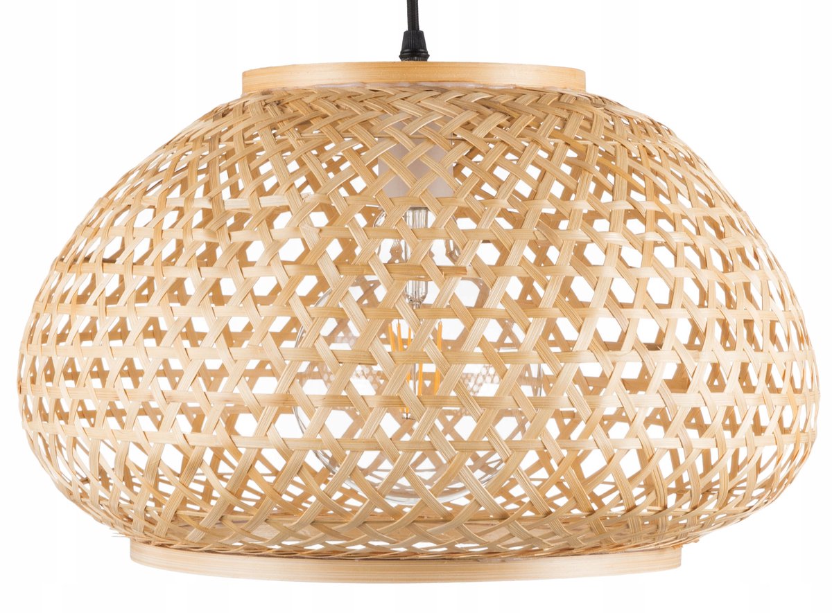 BOHO Bamboe Vlechtwerk Hanglamp - Natuurlijk Design