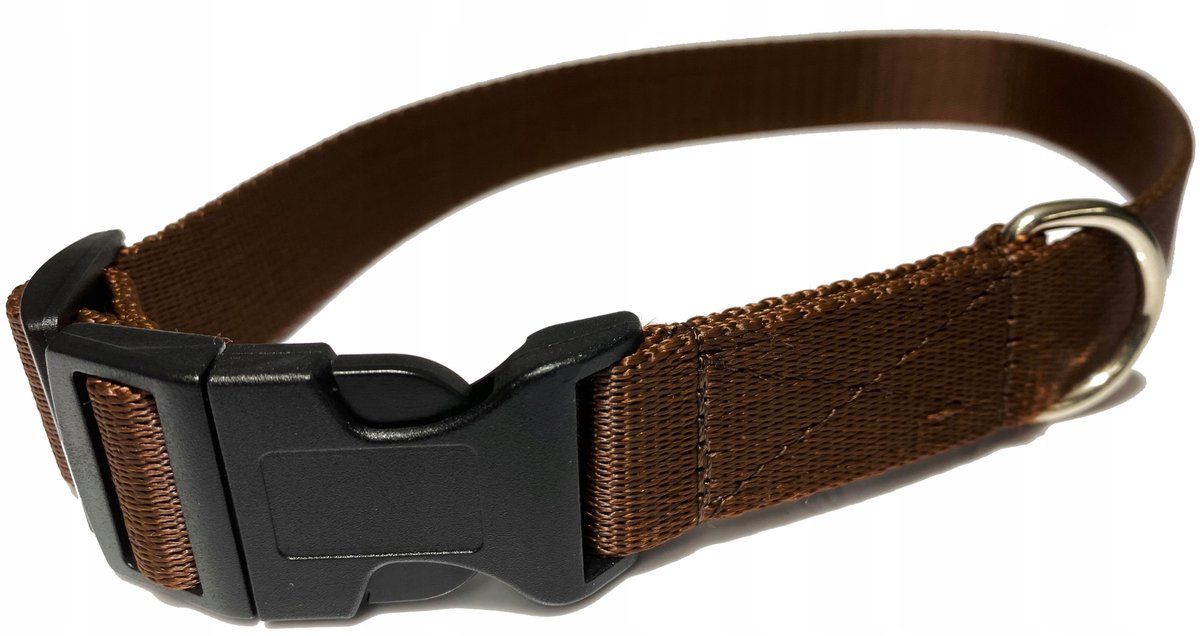 Verstelbare Hondenriem 120-200 cm, 25 mm Breed, Bruin