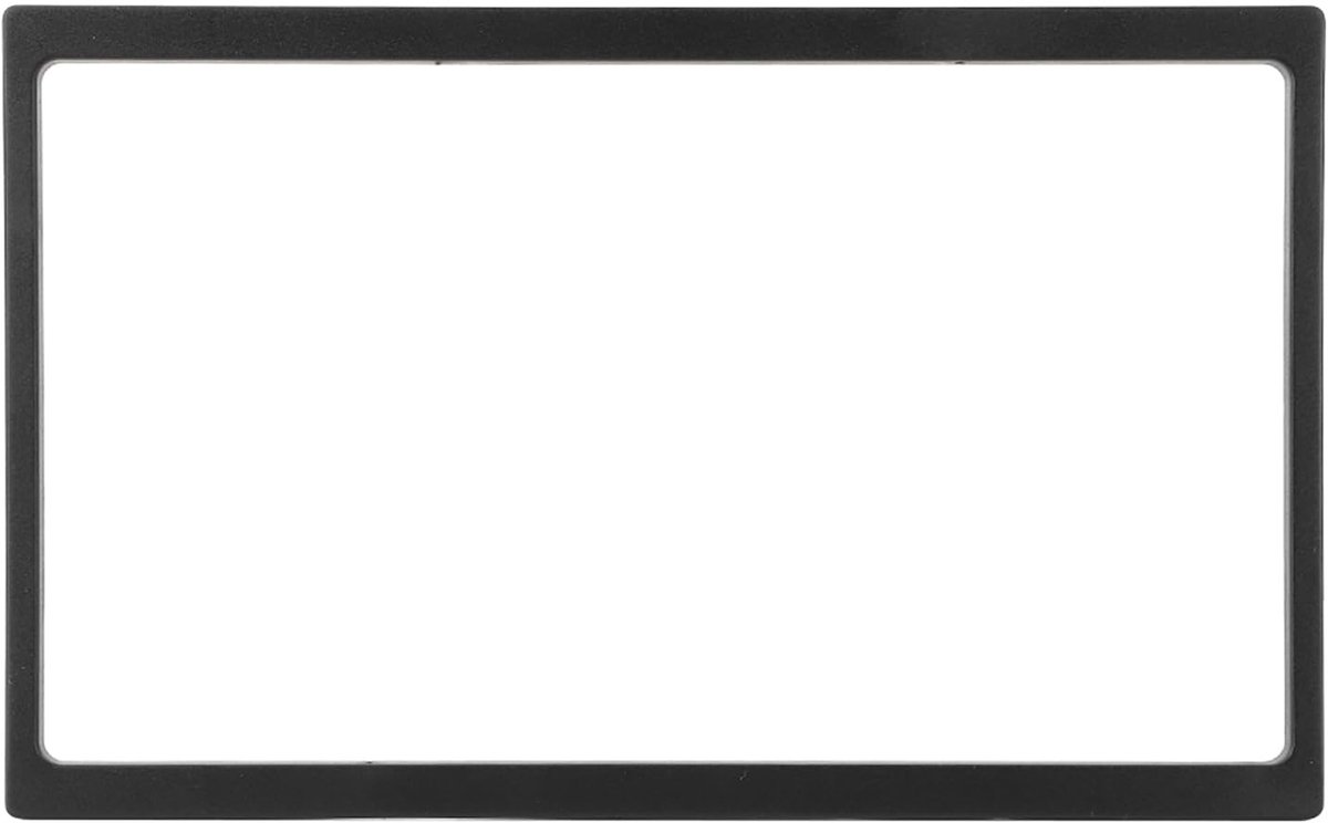 JHUBERS- Dash Kit Gloednieuw - Universele Autoradio Houder - Dikke Fascia - Montageframe - Zwart - Afmetingen 178x102mm - Autoradio Frame