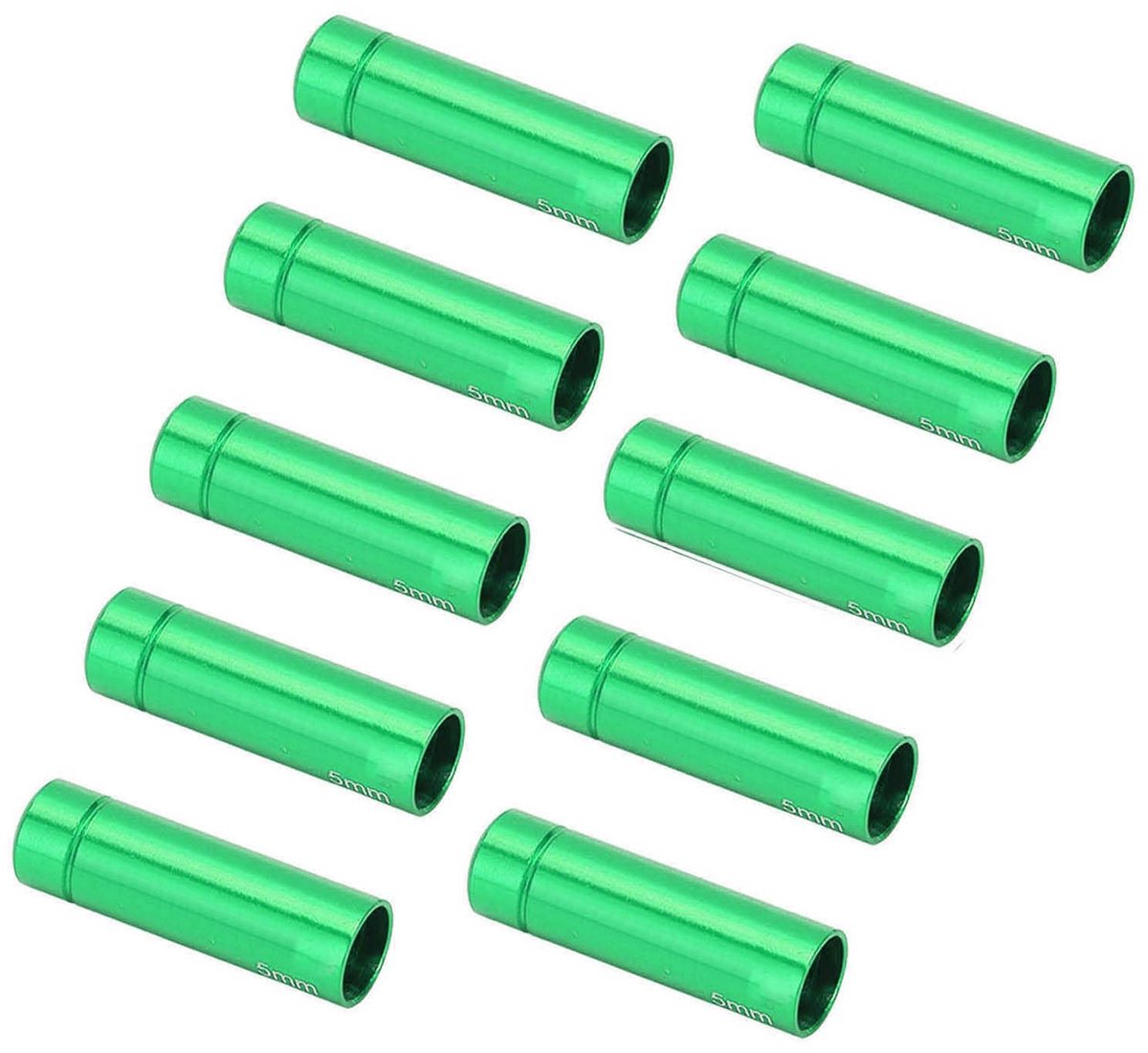 JHUBERS- Remkabelkap Aluminium - Remkabelset - Remkabels - Beschermend - Lichtgewicht - Geschikt voor 5mm Buiten Diameter - Remkabel