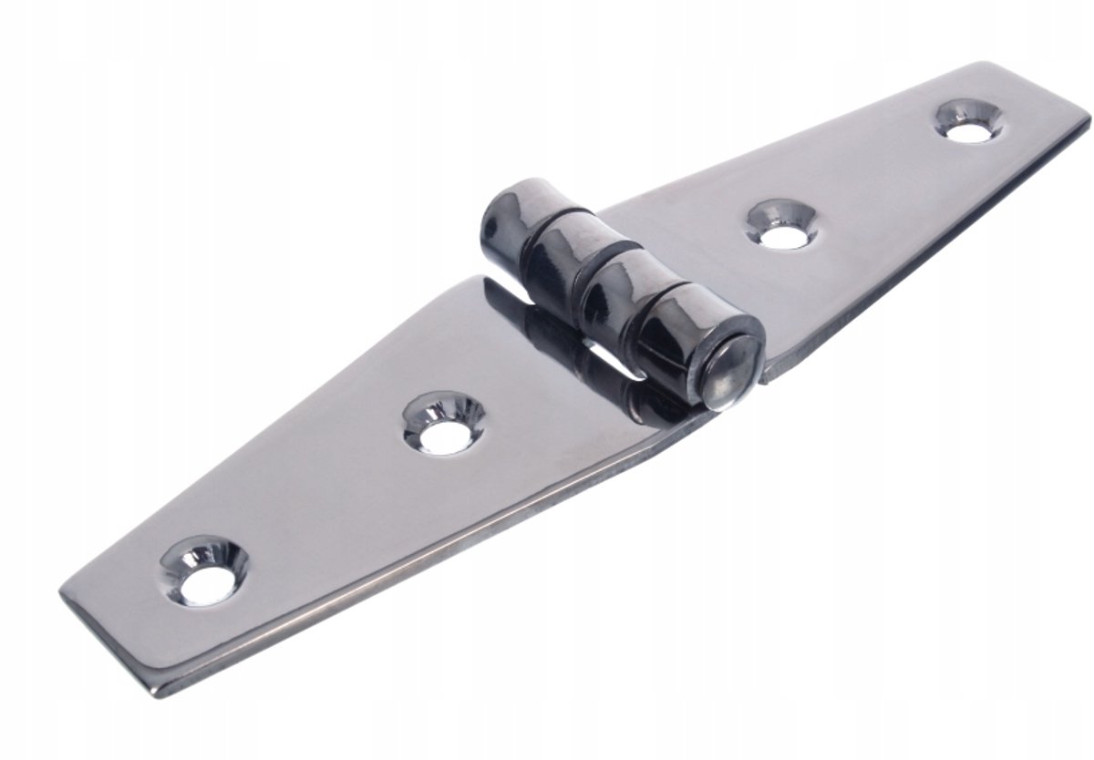 Roestvrijstalen Hoekscharnier 102x27x2mm A2 AISI 304