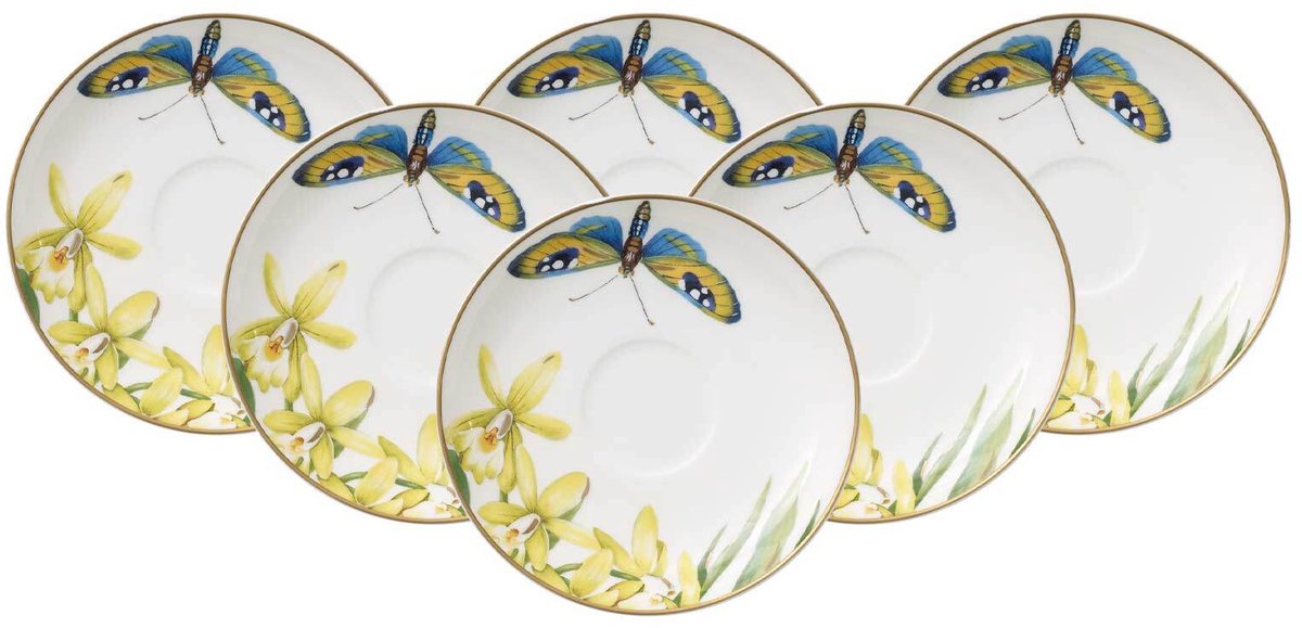 Mokka- / Espressountertassen Amazonia ø 12 cm Set van 6