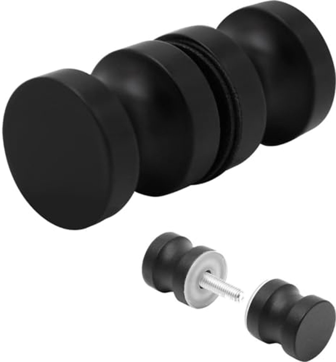 Douchedeur Handgreep - Badkamer Knop - Deuren Openen - Aluminium Constructie - 30x60mm - M