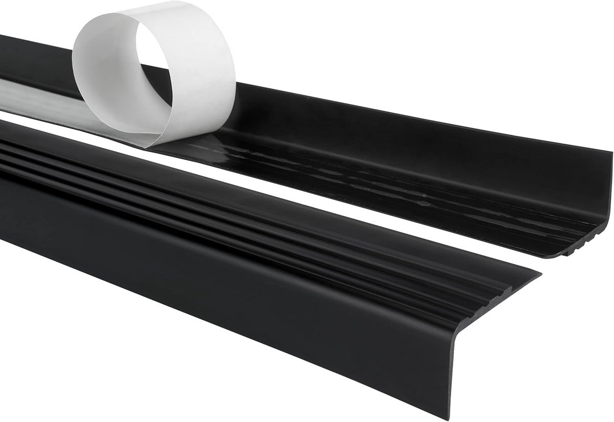 Trapprofiel - Antislip profiel - Veiligheid trappen - Zelfklevend - 110 cm - Zwart