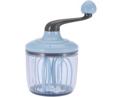 Slagroomklopper - Handmixer Garde - Snel kloppen - Arbeidsbesparende slinger - 23 cm - Blauw