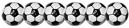 Golfballen Set - Sportballen - Sporten Buiten - Voetbal Design - 6 Stuks - Multicolor — afbeelding 3