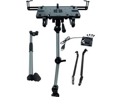 Laptop Houder - Voertuig Mount - Mobiel Werken - Snelle Installatie - 38 cm - Zwart