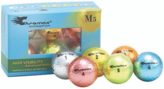 Golfballen - Sportballen - Sporten - Multi-layer constructie - 6 stuks - Roze — afbeelding 3