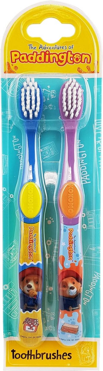 Kinder Tandenborstels - Poetsen set - Mondhygiëne Bevorderen - Zachte Borstelharen - 2 Stuks - Multicolor