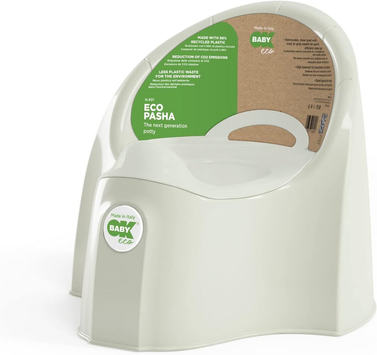Potty Chair - Zindelijkheidstraining Stoel - Kind Zindelijk Maken - Gemaakt van gerecycled plastic