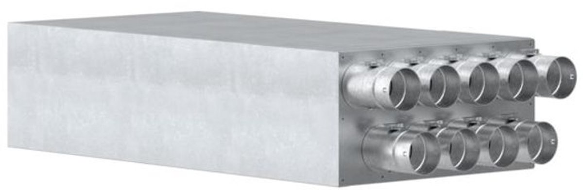 STIEBEL ELTRON Luchtverdeelsysteem LVS VTS9 geluiddempende verdeler instelbaar, 234493