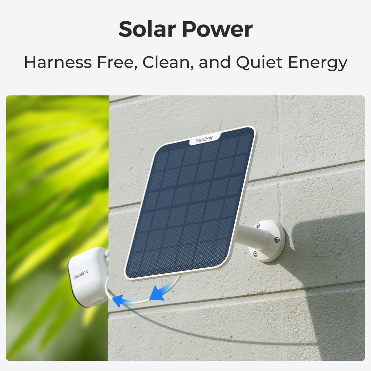 Reolink Solar Panel 2 6W Wit met USB-C thumbnail 6