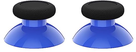 Controller Thumbsticks - Analoge Sticks - Gaming Personaliseren - Directe Vervanging - 2 stuks - Blauw Zwart — afbeelding 2