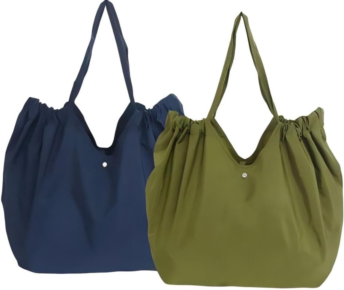 Grote Shopper - Draagtas Strandtas - Boodschappen Doen - Opvouwbaar Waterdicht - 75 cm - Multicolor
