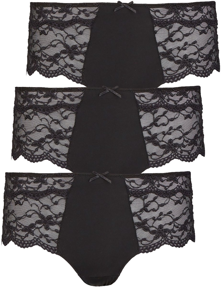 3-pack dames hipster Silver Edition