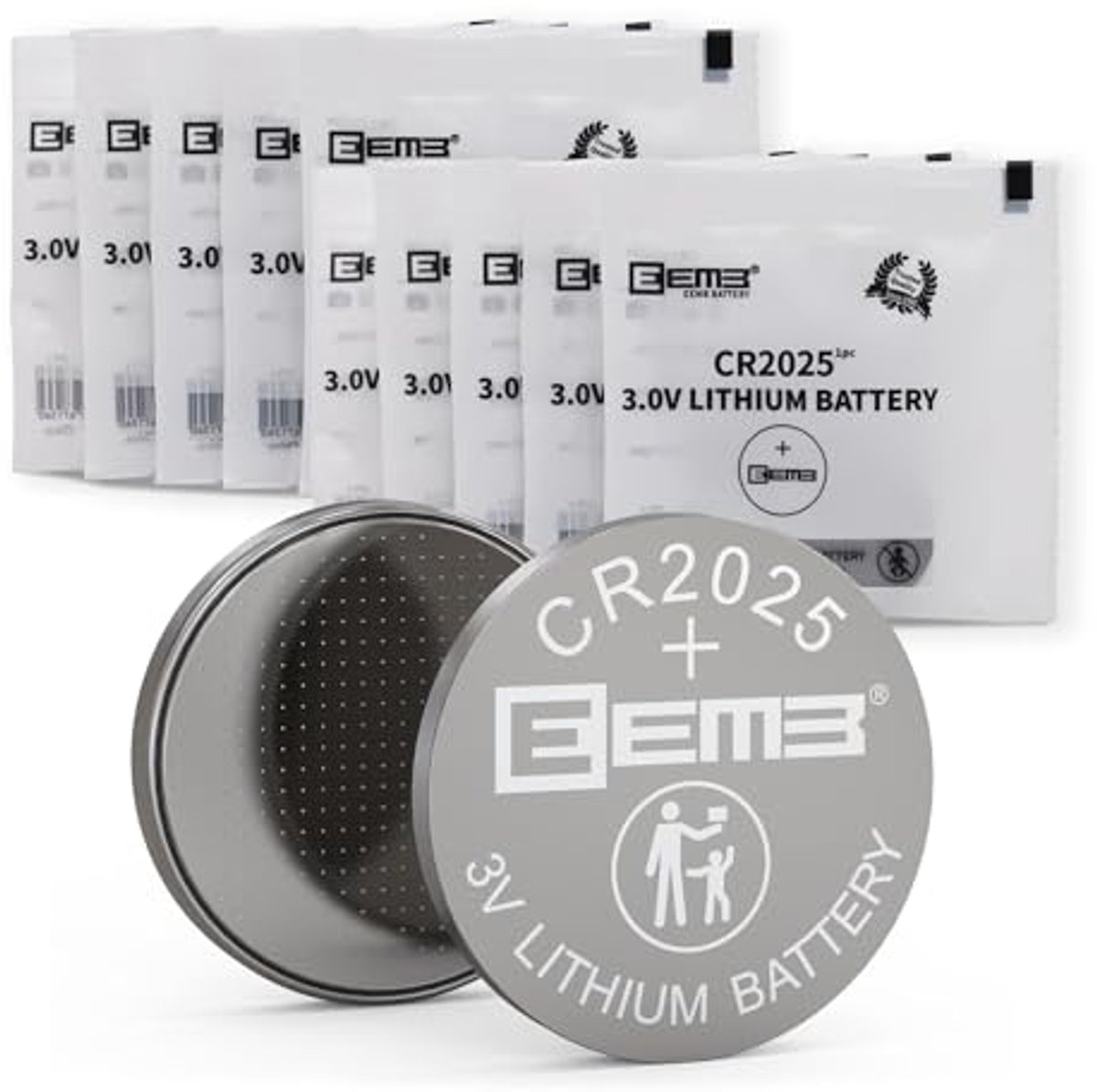 Knoopcel Batterijen - Lithium Batterijen - Apparaten Voeden - Hoge Energiedichtheid - 10 Stuks - Zilver