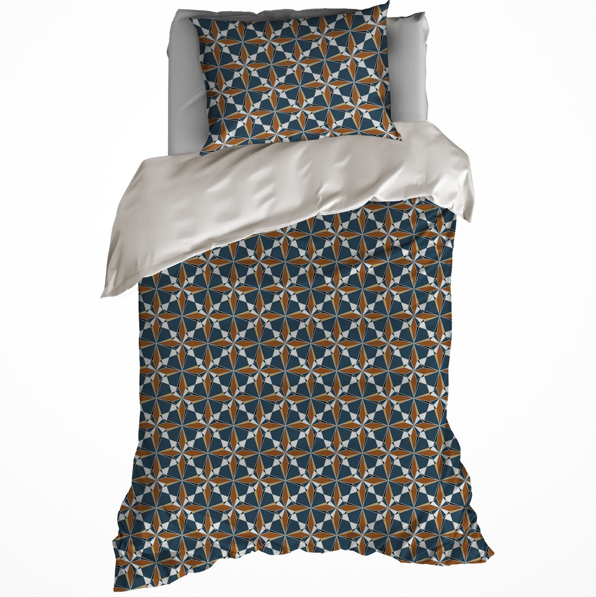 De Witte Lietaer Dekbedovertrek Katoen Flanel Judith - Eenpersoons - 140 x 200/220 cm - Flanel Multi