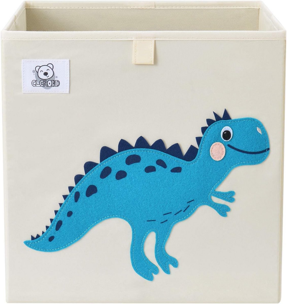 Opvouwbare Opbergkubus - Dieren Opbergdoos - Kinderkamer Organiseren - Dierenthema Design - 13 x 13 x 13 inch - Multicolor