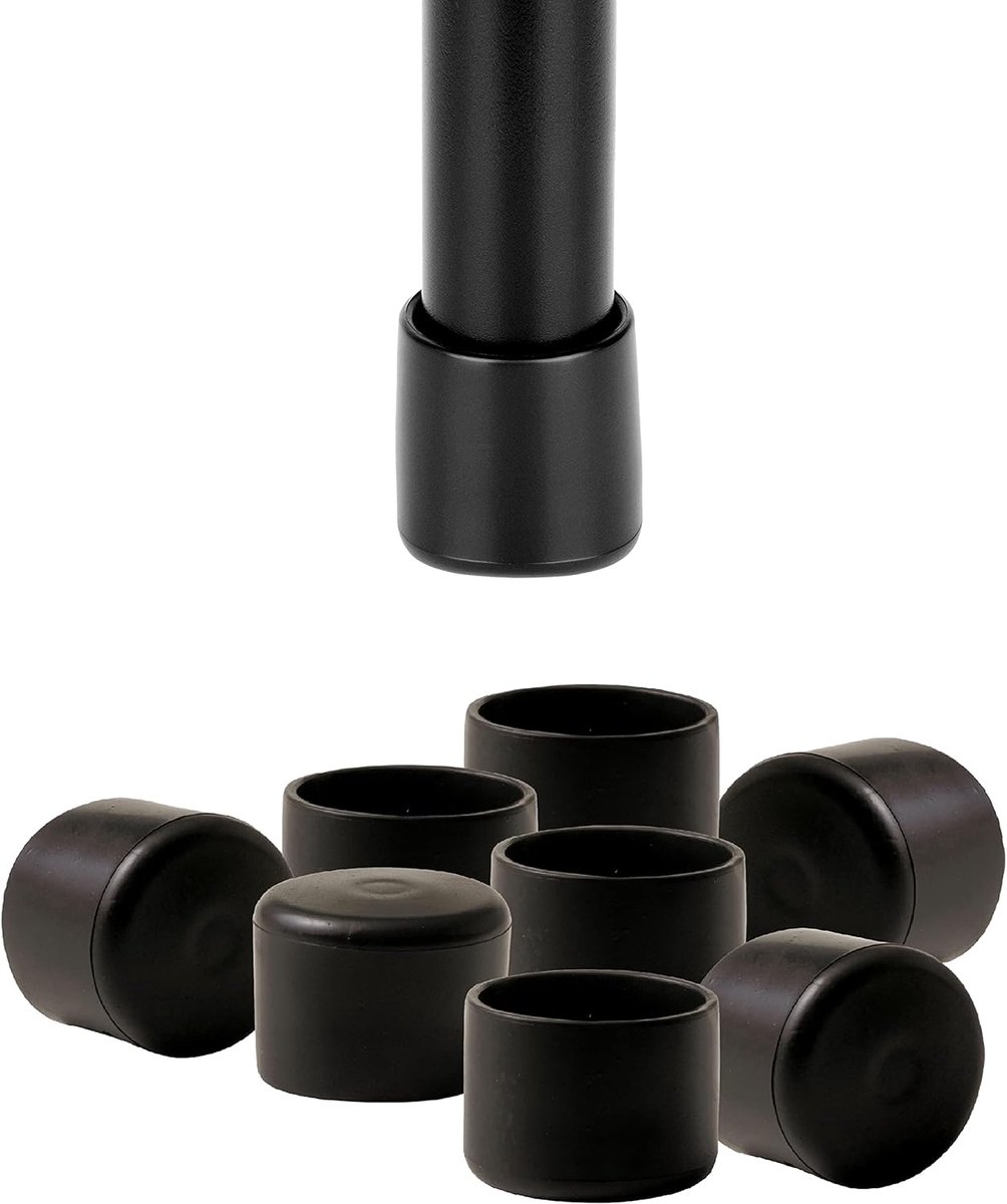 16 Stuks Ronde Rubberen Stootdoppen voor Stoel- en Tafelpoten (20 mm)