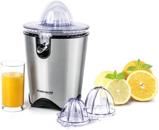 Rommelsbacher Citruspers ZP 60/E - elektrische citruspers van RVS - met druppelstop & automatische start/stop - voor sinaasappel, citroen & grapefruit van Merkloos — afbeelding 5