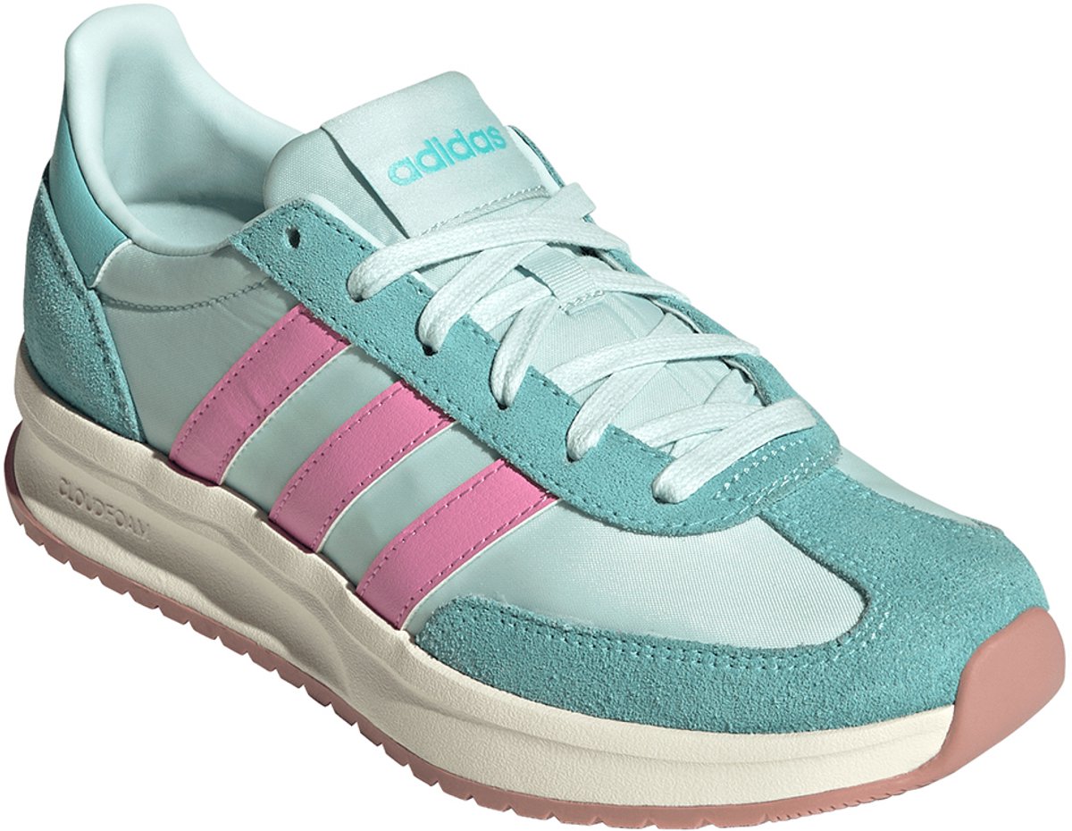 Adidas Dames Run 70s 2.0c Sneaker JR2424 Retro Stijl Lichtblauw