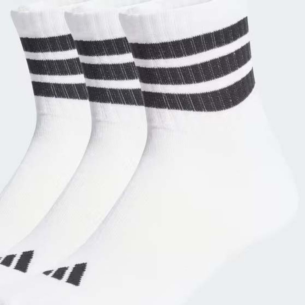 Adidas Performance 3-Stripes Cushioned Sportswear Mid-Cut Sokken 3 Paar - Unisex - Wit — cadeau in Cadeau-ideeën - foto 6