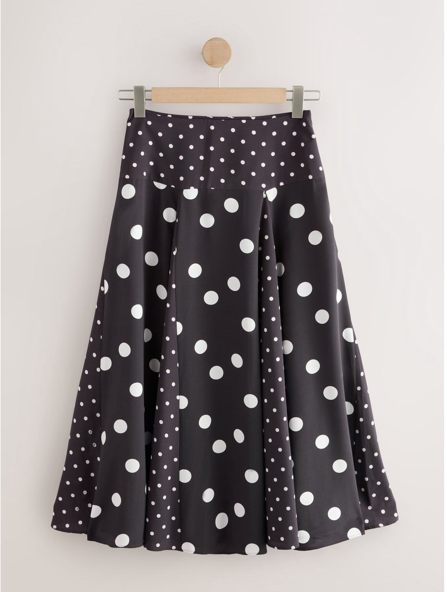 Next - Dames - Midi-rok met lage taille - Bruin