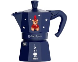 Koffiezetapparaat - Espresso Maker - Koffie Zetten - Traditioneel Ontwerp - 1 Kop - Blauw