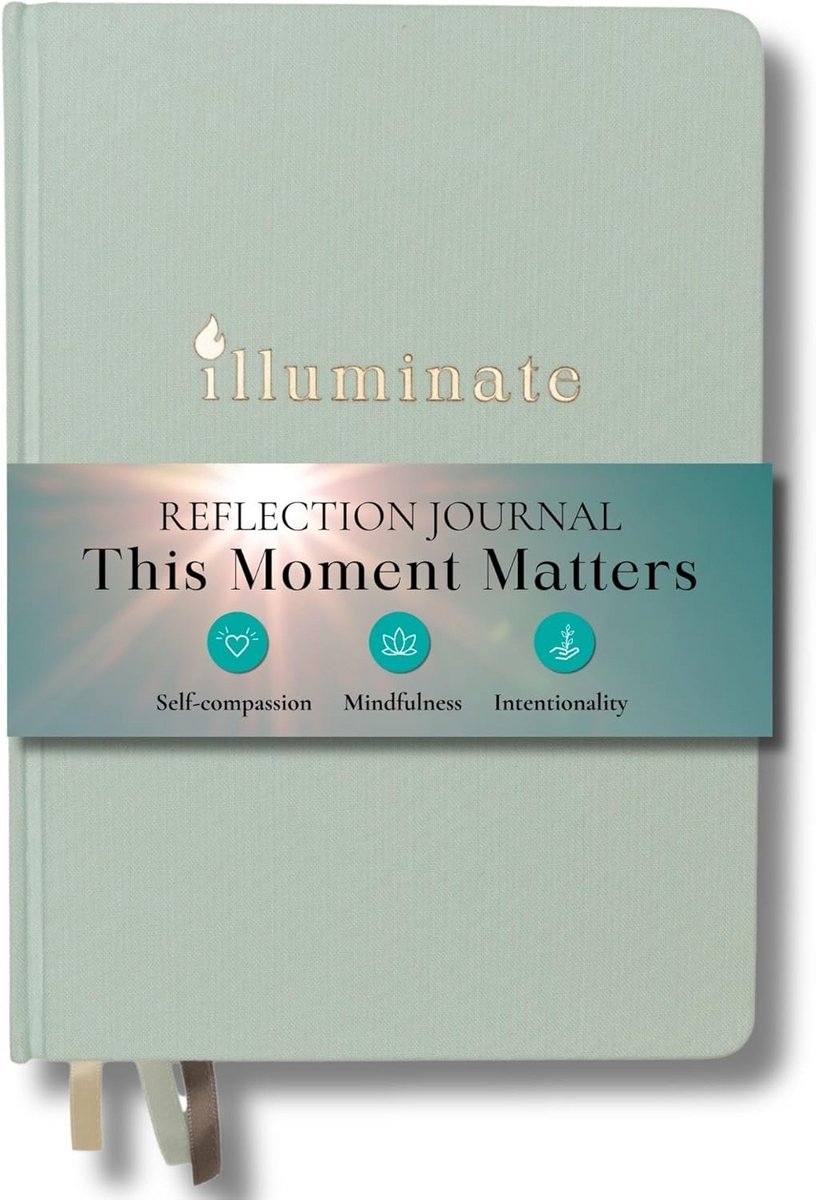 Geleide Dagboek - Mindfulness Planner - Zelfzorg Ontwikkelen - 90 Dagen Programma - 21.6 x 15.6 cm - Groen