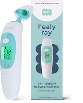 Dutsi Thermometer - Oorthermometer & Voorhoofd Thermometer - Digitale Koortsthermometer voor Baby & Volwassene - Snel & Nauwkeurig - Inclusief batterijen