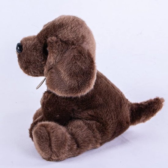 Labrador Knuffeldier - Pluche Hond - Knuffelen - Machinewasbaar - 30 cm - Bruin — afbeelding 4
