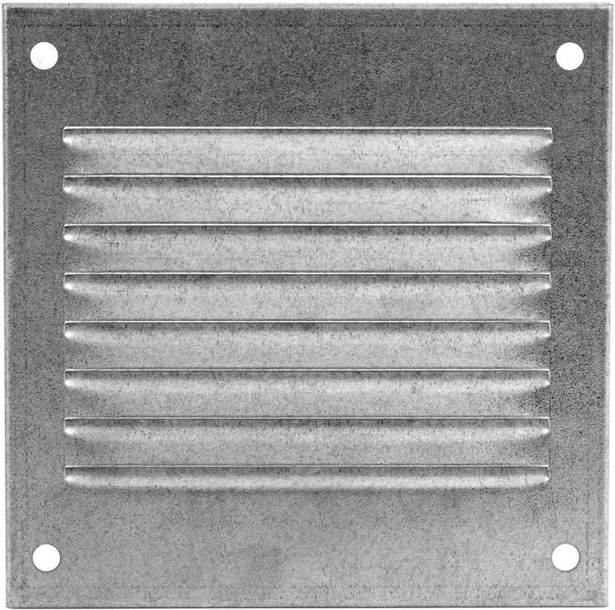 Ventilatie rooster - Wandgril - Luchttoevoer - Insectenwering - 100 x 100 mm - Verzinkt