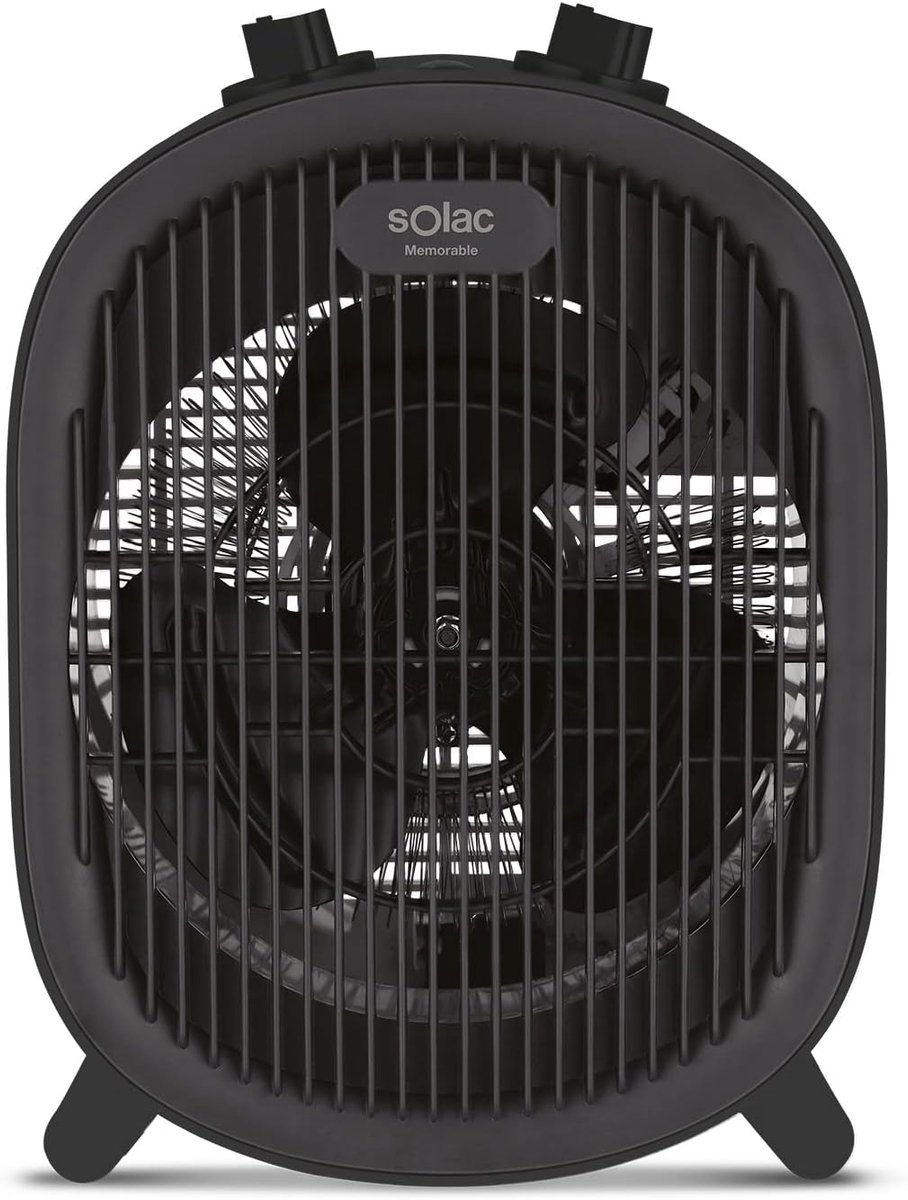Elektrische Kachel - Mini Heater - Snelle Verwarming - Automatische Temperatuurregeling - 20 m² - Zwart