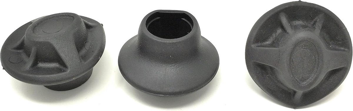 Set van 3 Rubber Doppen voor Comfortabele Krukken