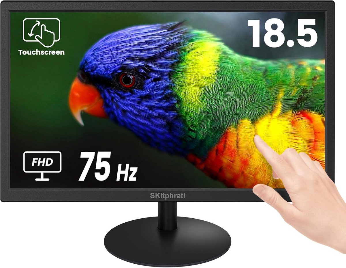 46,7 cm (18,5 inch) Touchscreen Display met 10-Punts Aanraakfunctionaliteit en Wandmontage