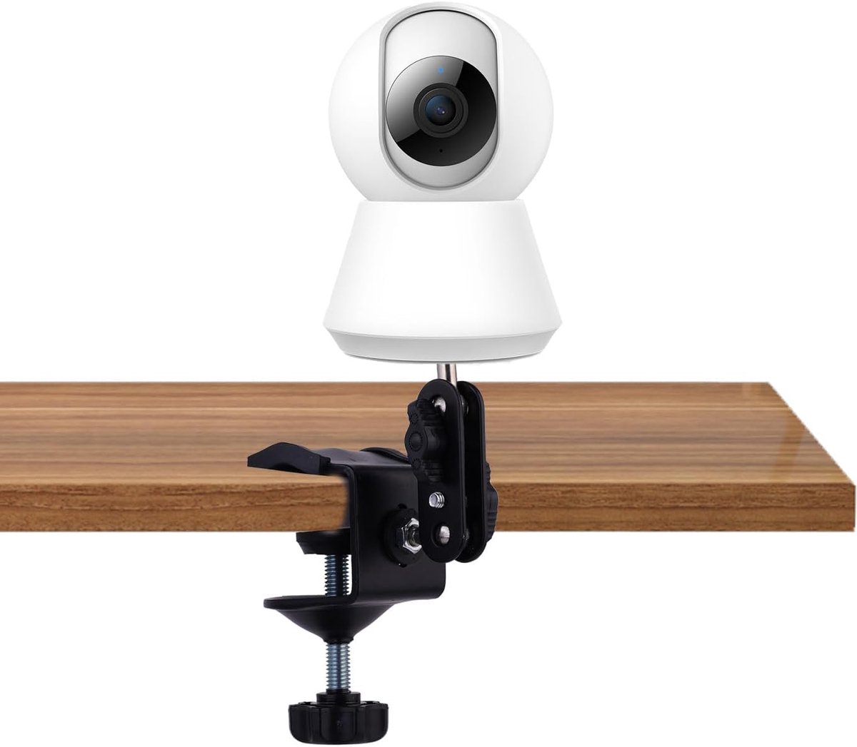 Klemhouder Camera - Bevestiging Monitor - Veiligheid Thuis - 360 Graden Draaibaar - 35mm Klem - Zwart