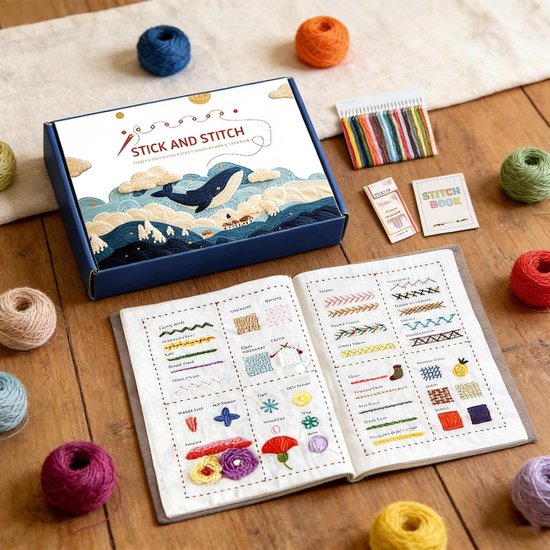 Borduurboek - Handwerk Gids - Creatief Leren - Progressieve Technieken - 20 x 12.5 cm - Meerkleurig — afbeelding 2
