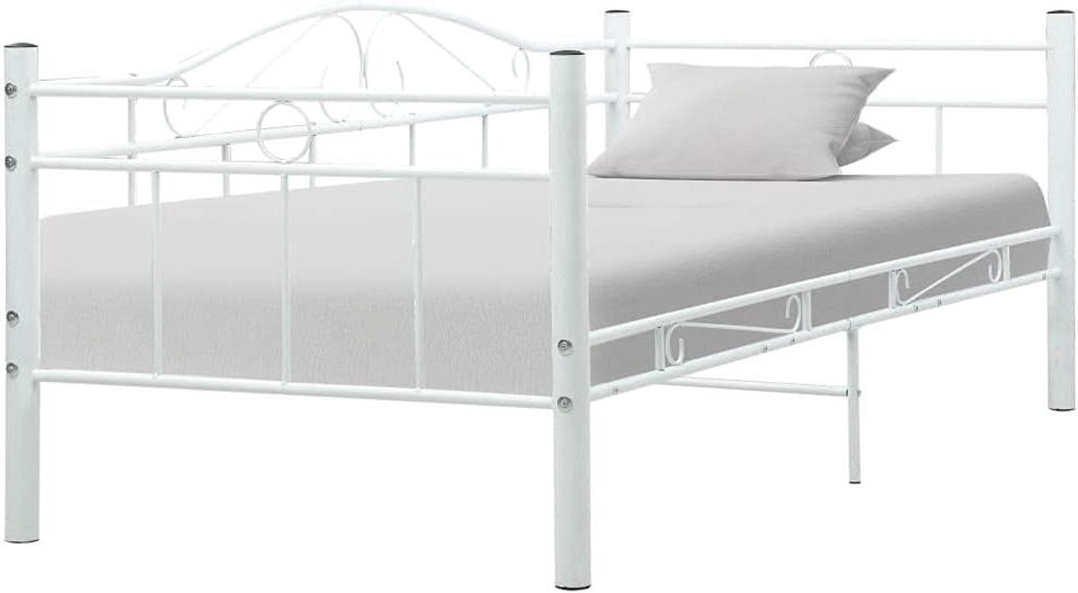 Eenpersoons Bedframe - Metal Frame - Slaapoplossing Bieden - Massieve Constructie - 90x200